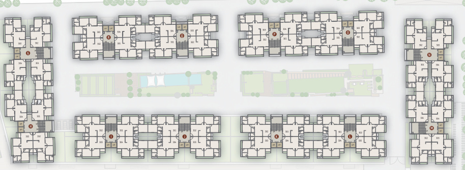  sharda park view 2 Tower G Cluster Plan