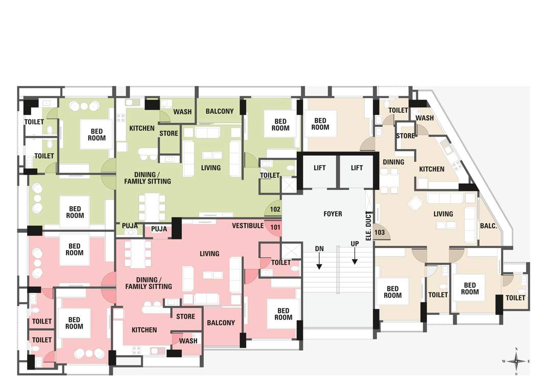 Images for Cluster Plan of Kraft Ananta Apartment