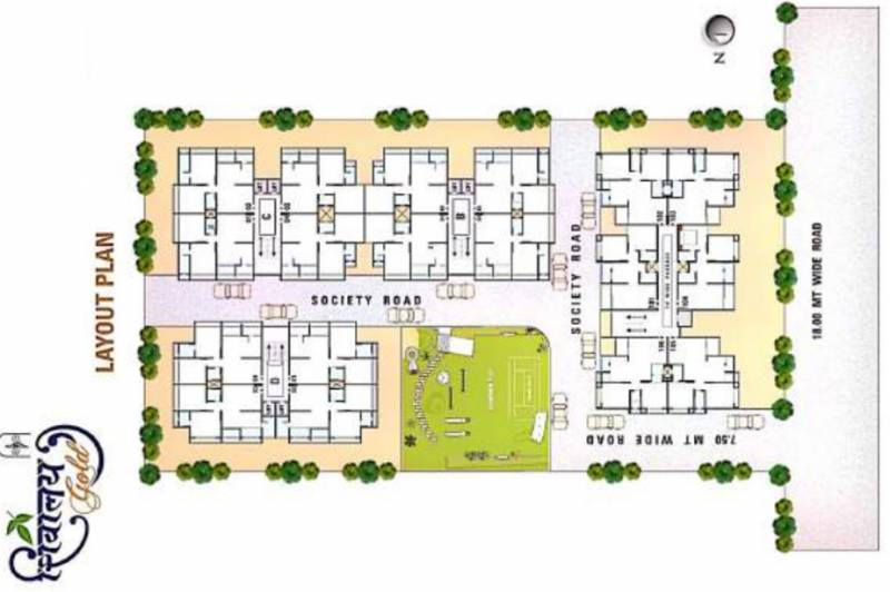 Images for Layout Plan of Khodiyar Shivalay Gold