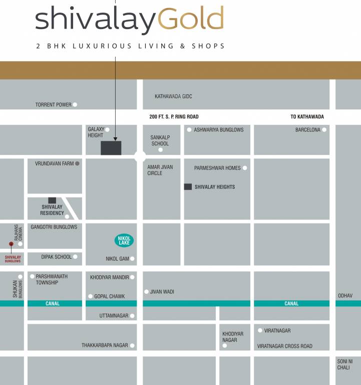 Images for Location Plan of Khodiyar Shivalay Gold