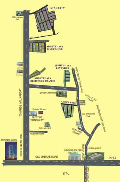 Images for Location Plan of Abhyudaya Starcity Villa