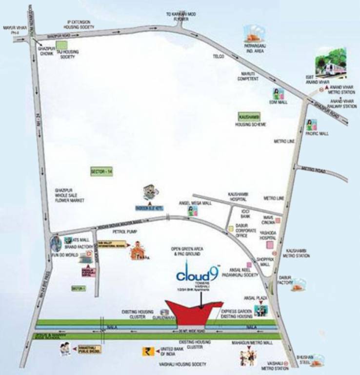 Images for Location Plan of Rishabh Iconic9