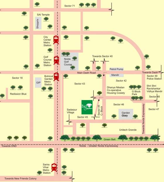  east-sapphire Images for Location Plan of ABCZ East Sapphire