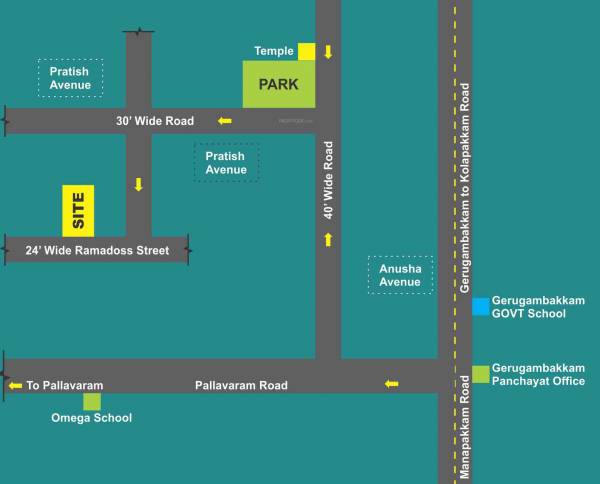 Images for Location Plan of Madhuri Sabari Flats