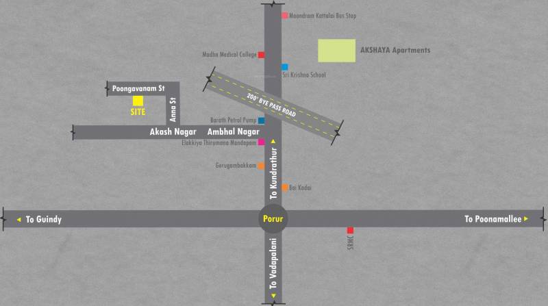 Images for Location Plan of Madhuri Ekadanta Flats