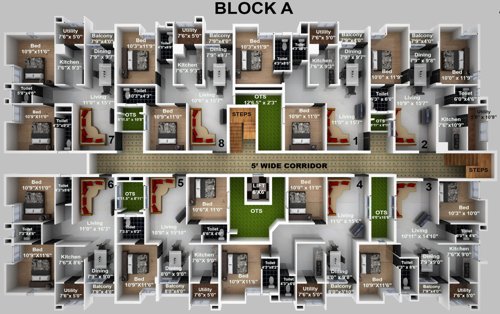 Images for Cluster Plan of Afcon Ramprasath Paradise