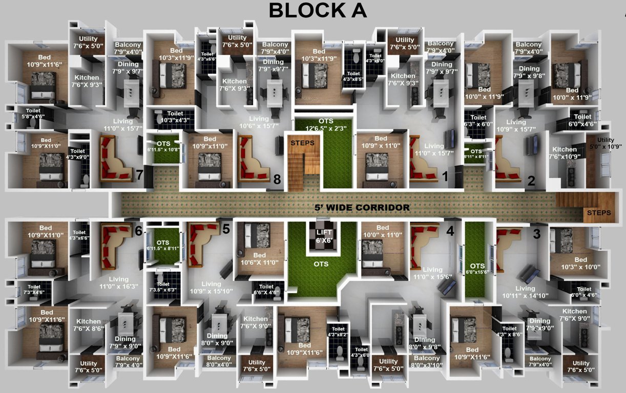 Images for Cluster Plan of Afcon Ramprasath Paradise