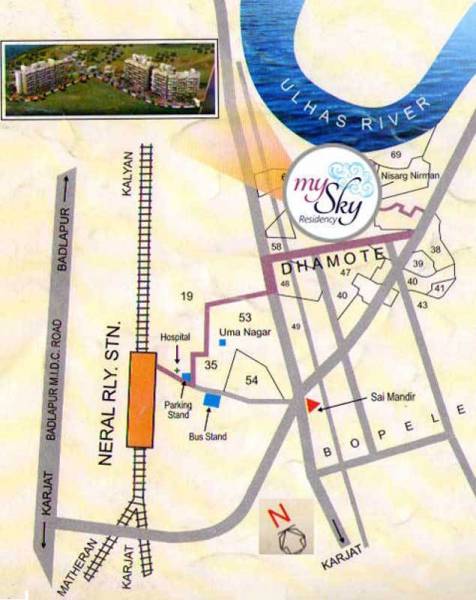 Images for Location Plan of Ashapura My Sky Residency Images for Location Plan of Ashapura My Sky Residency