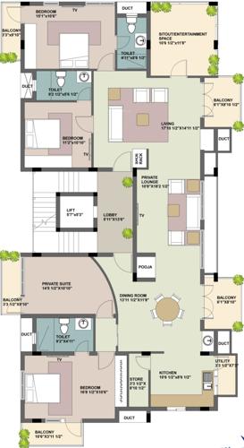 Images for Cluster Plan of Adroit Urban Developers Aria