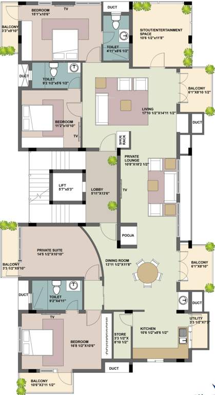 Images for Cluster Plan of Adroit Urban Developers Aria