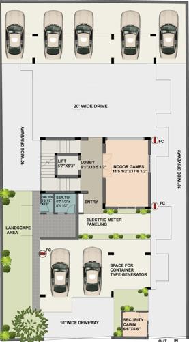 Images for Cluster Plan of Adroit Urban Developers Aria
