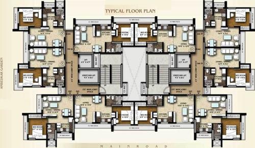 Images for Cluster Plan of Sai Rayan Park