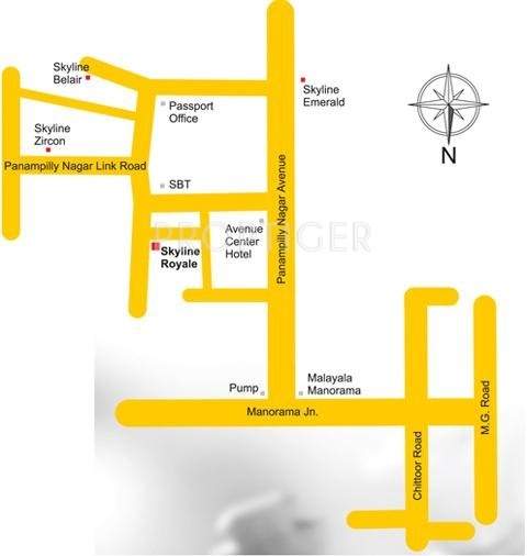  royale Images for Location Plan of Skyline Royale