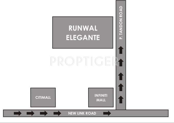 elegante Images for Location Plan of Runwal Elegante