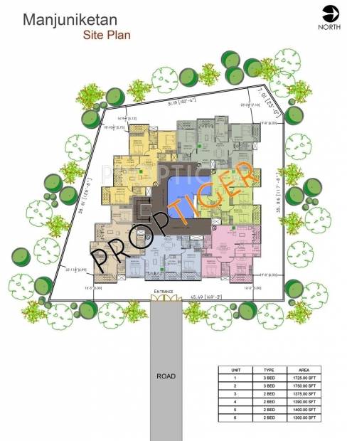 Images for Master Plan of Marian Manjuniketan Apartment