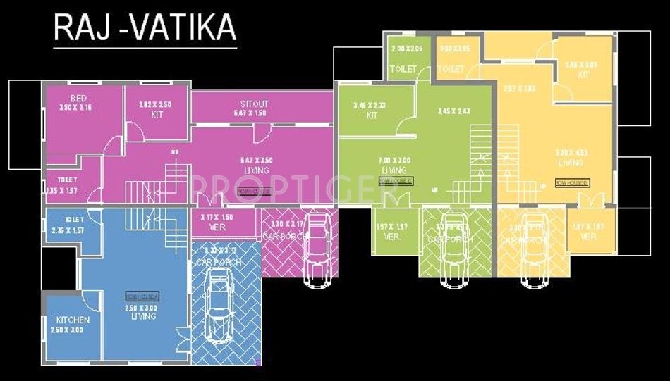Images for Cluster Plan of Raj Housing Raj Vatika