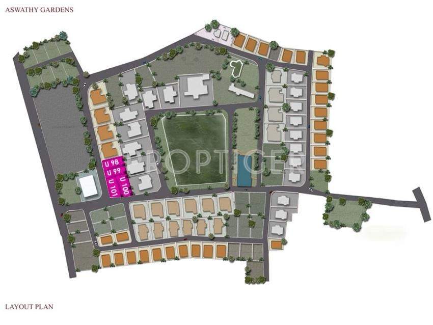 Images for Layout Plan of Aswathy Aswathy Gardens