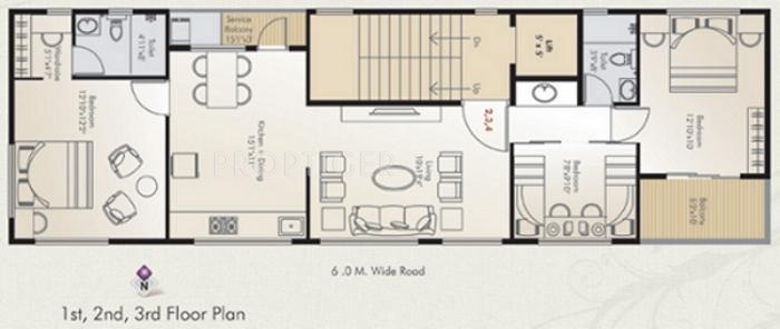 Images for Cluster Plan of Janaki Shri Sadguru Apartment