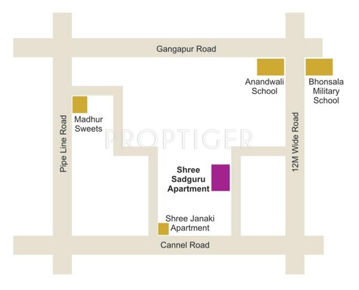 Images for Location Plan of Janaki Shri Sadguru Apartment
