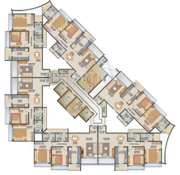  spring-grove Tower 1 Cluster Plan