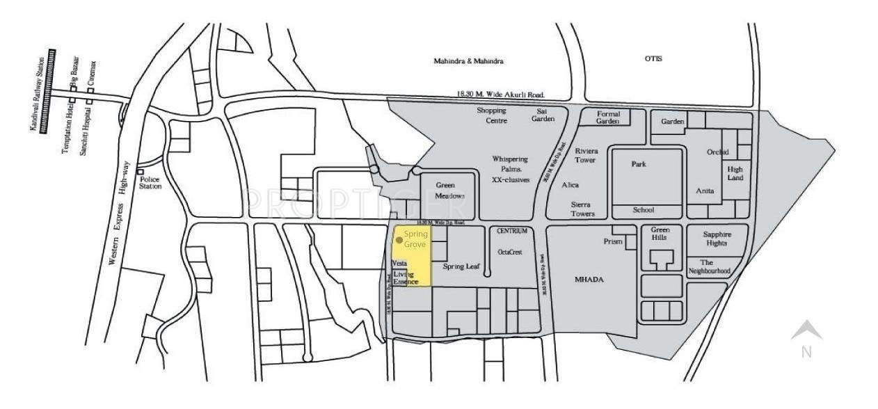  spring grove Images for Location Plan of Lokhandwala Spring Grove