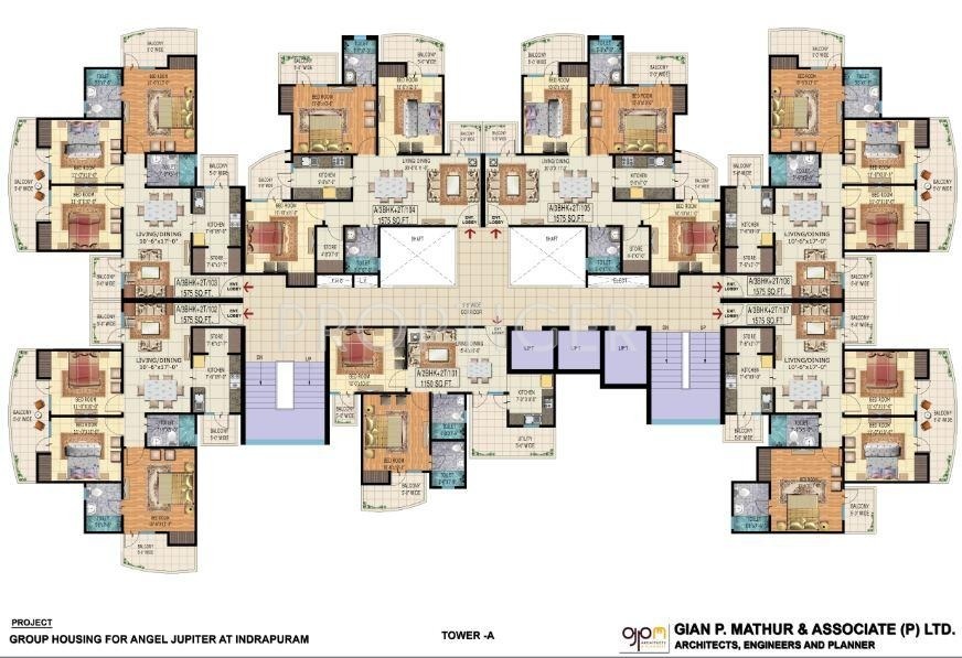 jupiter Tower A(Ruby) Cluster Plan