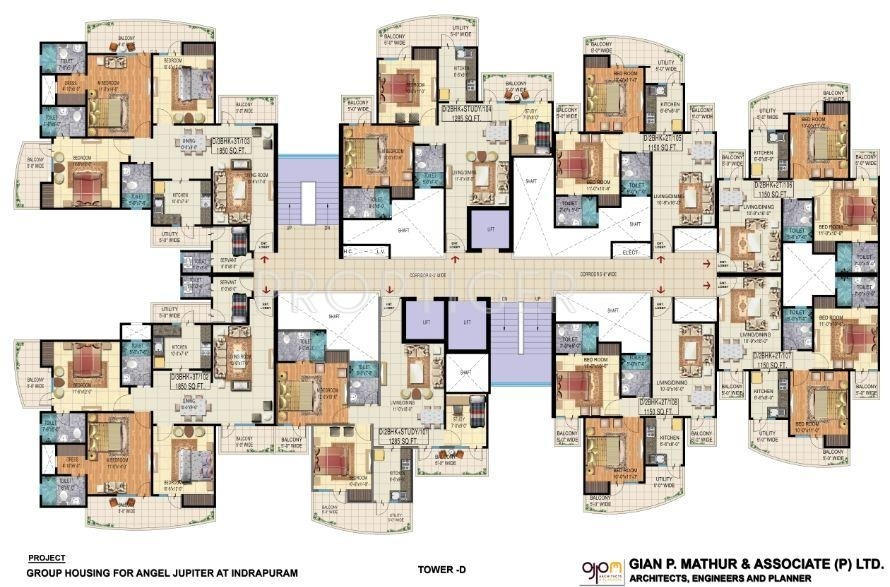 jupiter Tower A(Ruby) Cluster Plan