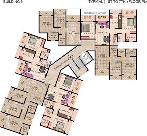  greenwoods Images for Cluster Plan of Mohan Greenwoods
