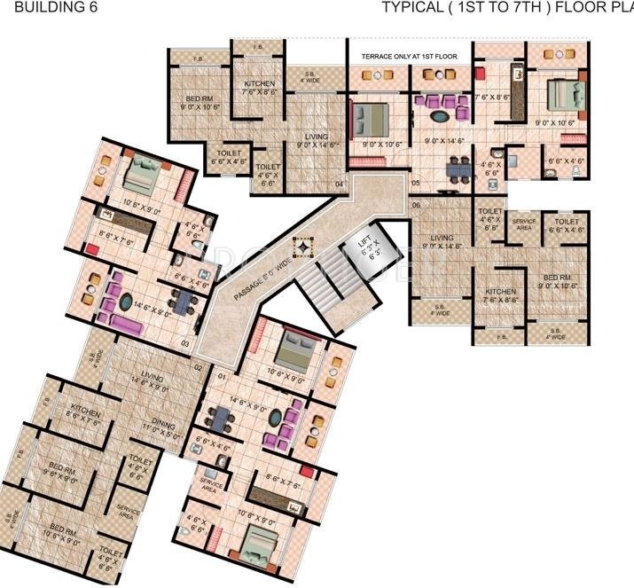 greenwoods Images for Cluster Plan of Mohan Greenwoods