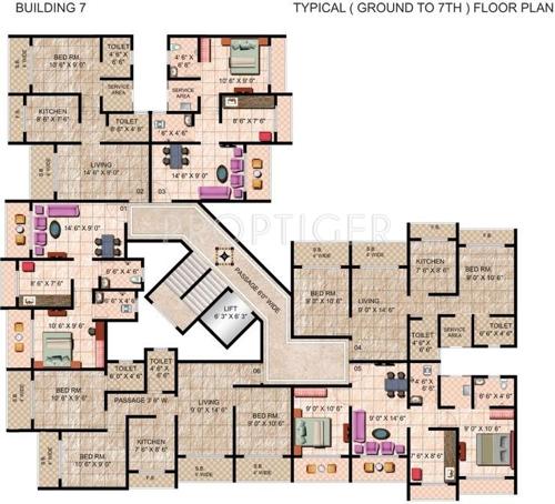  greenwoods Images for Cluster Plan of Mohan Greenwoods