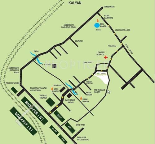  greenwoods Images for Location Plan of Mohan Greenwoods