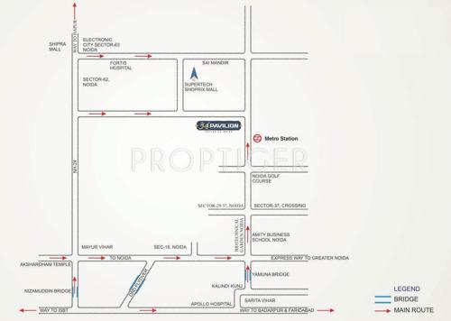 Images for Location Plan of Supertech 34 Pavilion 34-pavilion Images for Location Plan of Supertech 34 Pavilion
