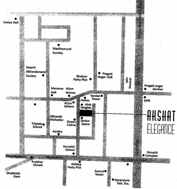 Images for Location Plan of Aastha Akshat Elegance