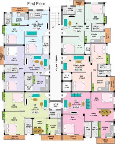 Images for Cluster Plan of Madhuri Foundation Govindam Garden