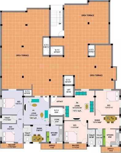 Images for Cluster Plan of Madhuri Foundation Govindam Garden