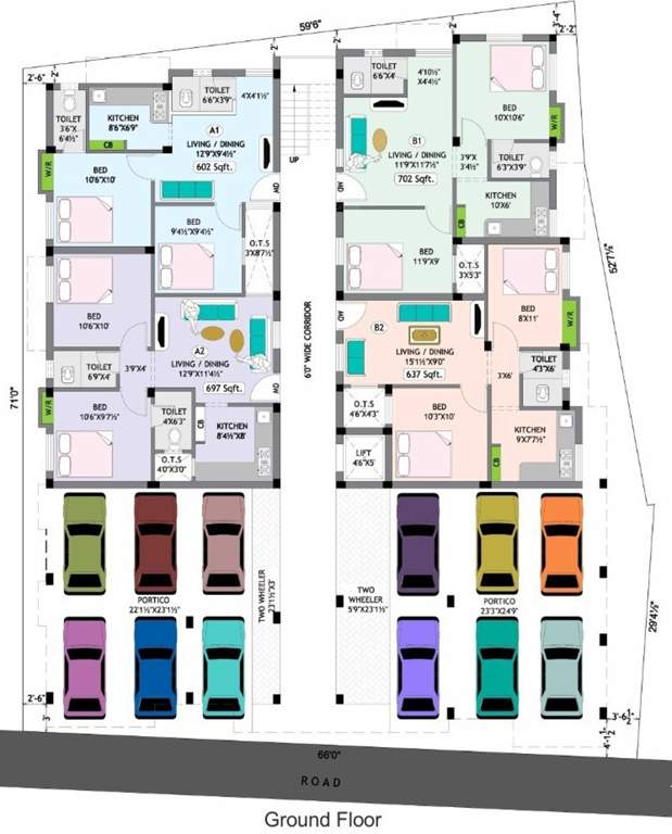 Images for Cluster Plan of Madhuri Foundation Govindam Garden