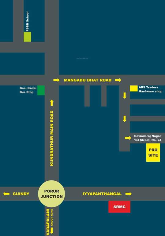 Images for Location Plan of Madhuri Foundation Govindam Garden