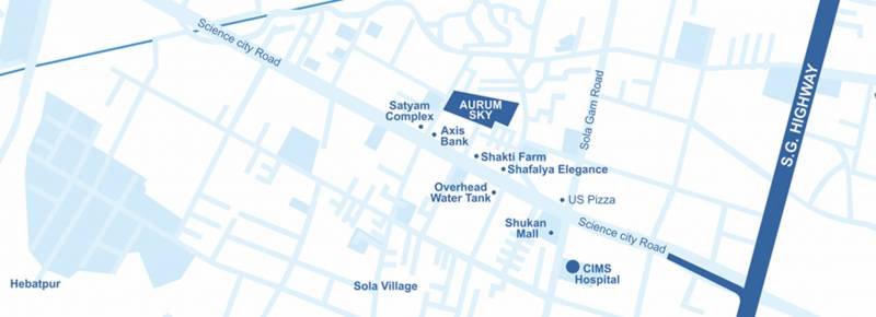 Images for Location Plan of Shafalya Aurum Sky