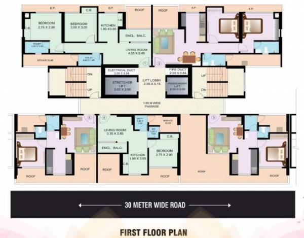 dynamic-crest Cristallo Cluster Plan for 1st Floor