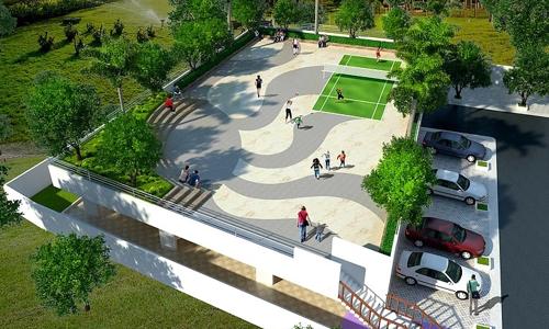  dynamic-crest Badminton Court