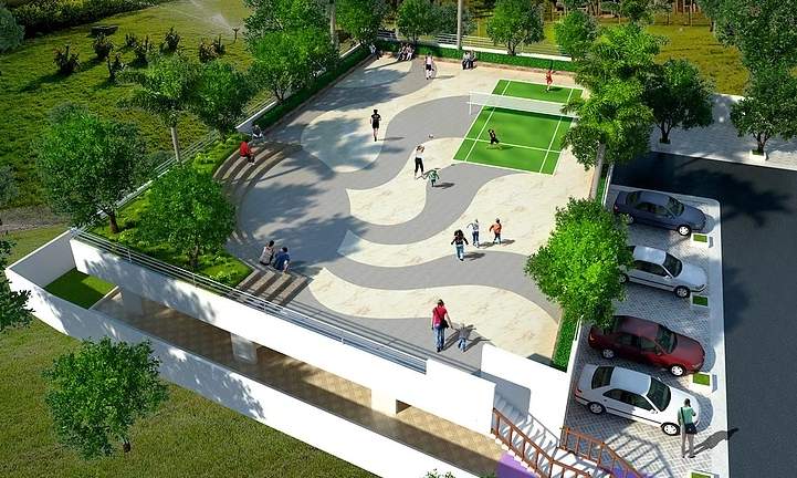 dynamic crest Badminton Court