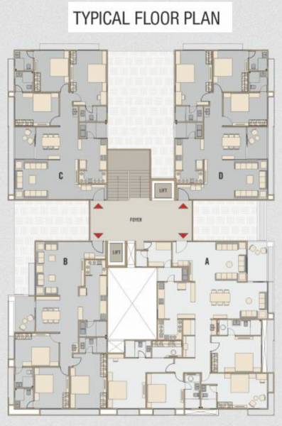 Images for Cluster Plan of Excel Aagam Apartments Images for Cluster Plan of Excel Aagam Apartments
