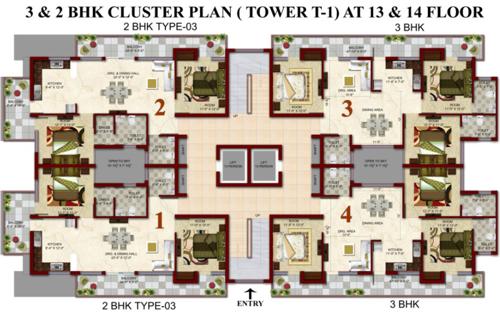 Images for Cluster Plan of SSG Shivraj Residency