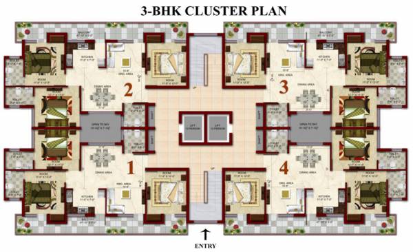 Images for Cluster Plan of SSG Shivraj Residency