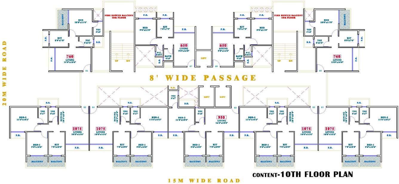 Images for Cluster Plan of Siddharth Geetanjali Bellezza