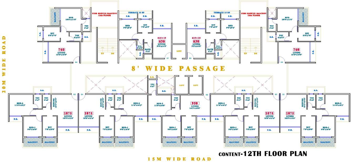 Images for Cluster Plan of Siddharth Geetanjali Bellezza