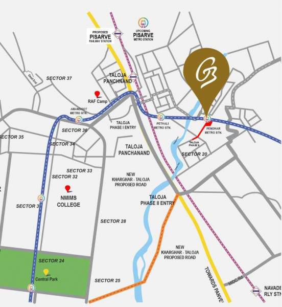  geetanjali-bellezza Location Plan