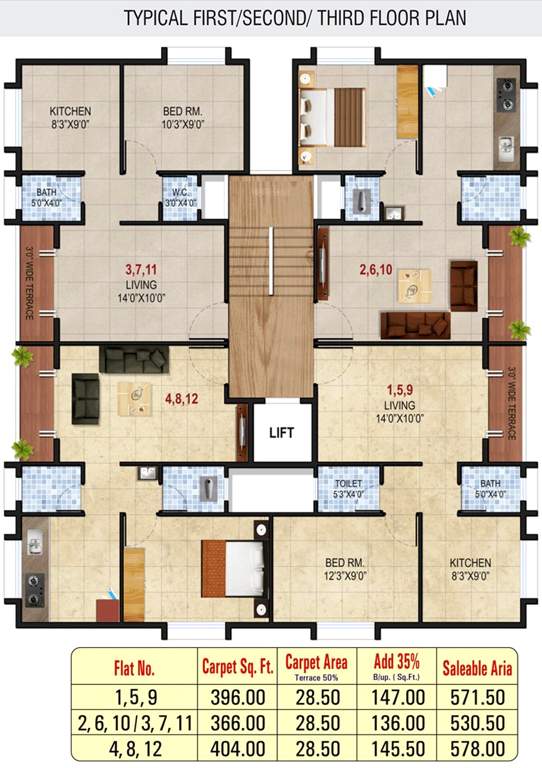 Images for Cluster Plan of Jay Vijay Sonnet