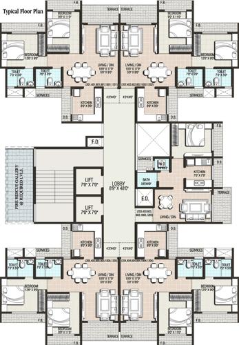 Images for Cluster Plan of Pratik Pratik Residency