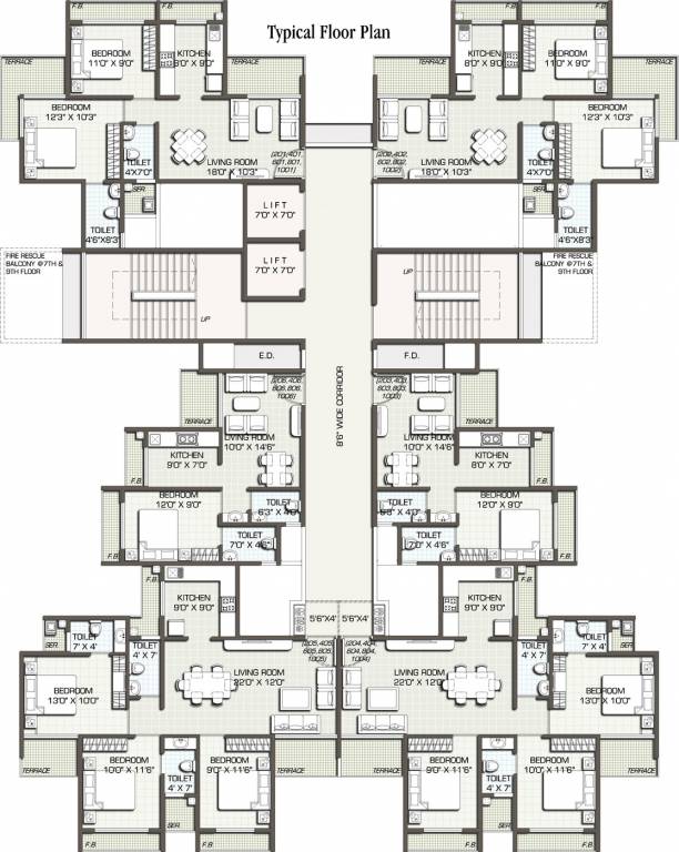 Images for Cluster Plan of Kailash Pratik Renaissance